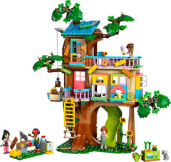 LEGO Friends Casa sull'albero Costruisci e gioca Set per giochi di ruolo Casa dei giocattoli per ragazze 8 anni Set con 4 minifigure di personaggi e 2 animali Idea regalo per bambini 42652 Set da costruzione Besuche den LEGO-Store
