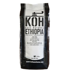 Ganze Kaffeebohnen 100% Arabica aus Äthiopien – 1 kg – Natürlich geröstet – Mittlere Intensität – Fruchtige & Zitrusnoten – Premium-Qualität aus Oromia – Ideal für Espresso & Moka