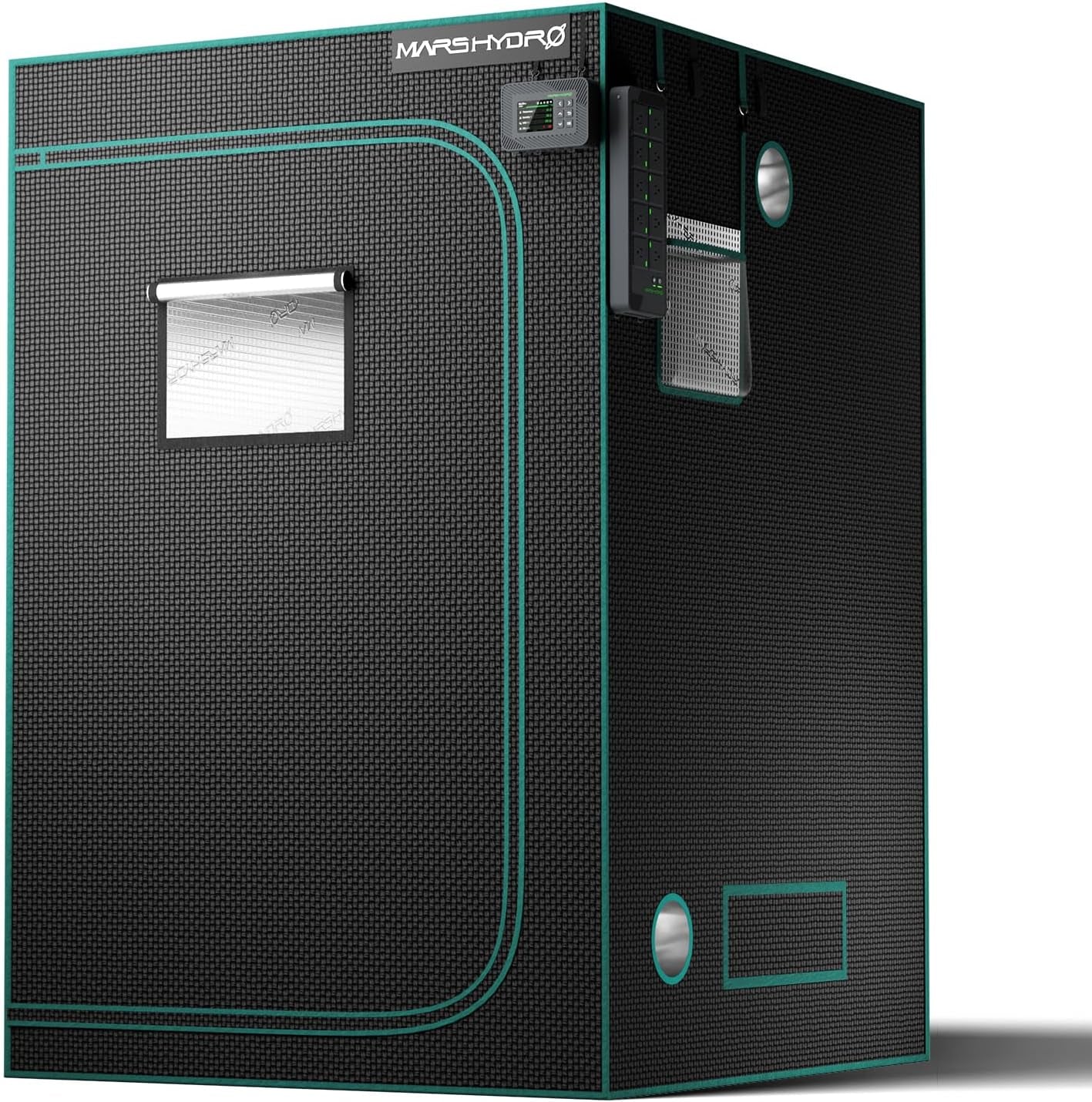 Tenda da coltivazione MARS HYDRO 60x60x140 cm, Tenda da coltivazione per interni, Tende da coltivazione in Mylar riflettente per coltura idroponica, Vassoio inferiore rimovibile per spazio di coltivazione delle piante