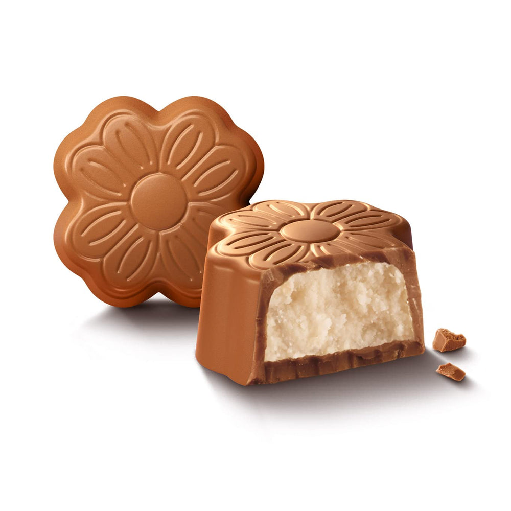 Milka Little Thank You Chocolates 12 x 44g, finissimi cioccolatini alla crema al latte ricoperti di cioccolato al latte alpino (confezione da 5)