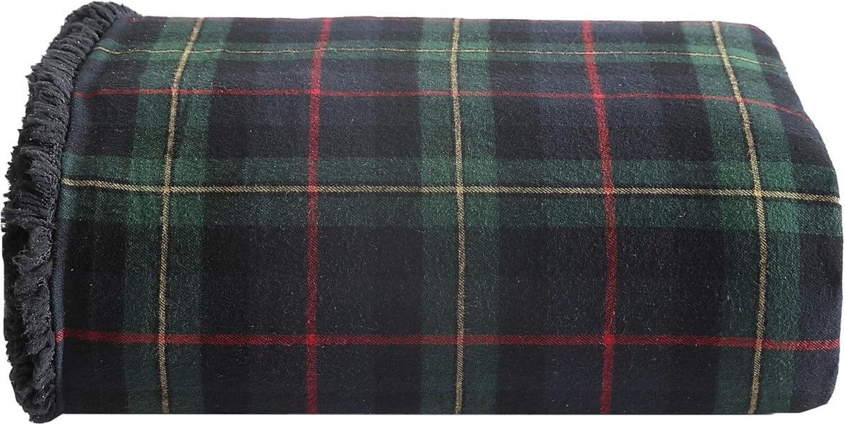 Coperta Eddie Bauer, flanella di cotone, decorazioni per la casa, reversibile, biancheria da letto Sherpa, plaid di pino, trapunte e trapunte Naty Shop Tartan di pino, coperta rossa/verde/antracite