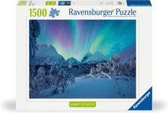 Ravensburger Puzzle 12000802 - Wenn Die Nordlichter Tanzen - 1500 piese puzzle jigsaw pentru adulți cu vârsta de peste 14 ani Puzzle Naty Shop