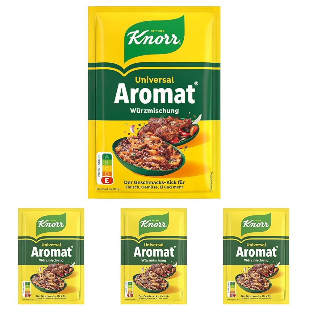 Knorr Würzmittel Nachfüllpackung Aromat Gewürzmischung zum Verfeinern von Speisen für schnelle Gerichte 100 g 1 pezzo