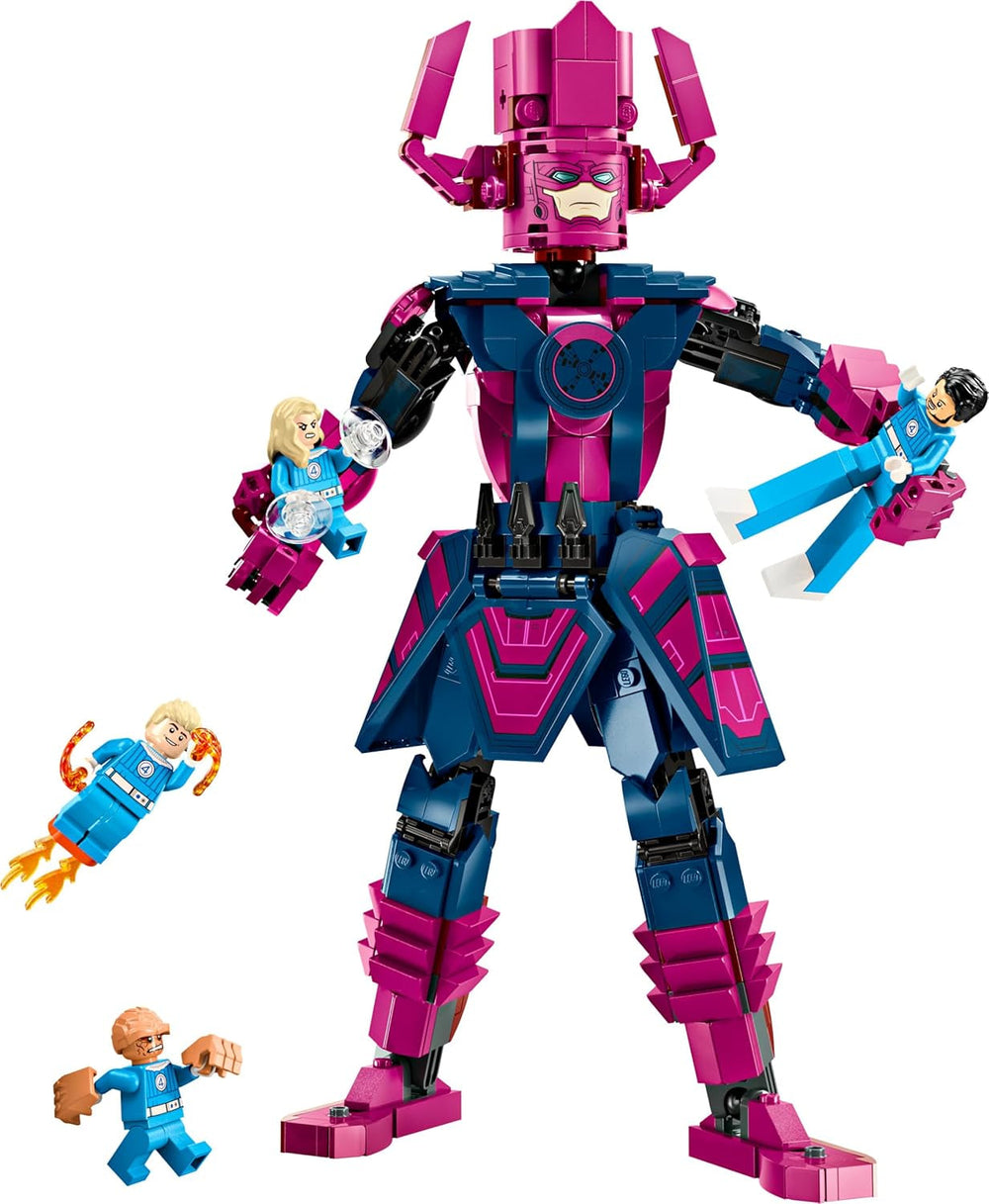 LEGO ǀ Marvel Fantastic Four vs. Galactus Baufigur - Bauset mit Superhelden - Spielset mit The Thing, Invisible Woman und Human Torch - Kreatives Geschenk für Jungen und Mädchen - 76316