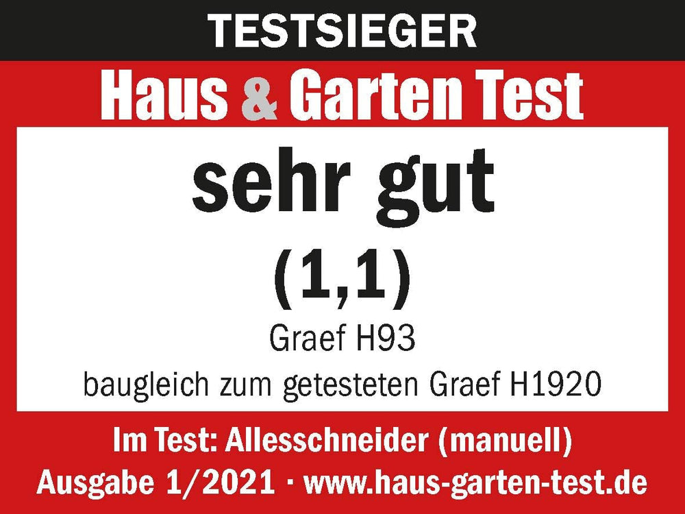 GRAEF Manuale H93 affettatrice manuale multifunzione, Rasnite rossa e Affettatrici Naty Shop