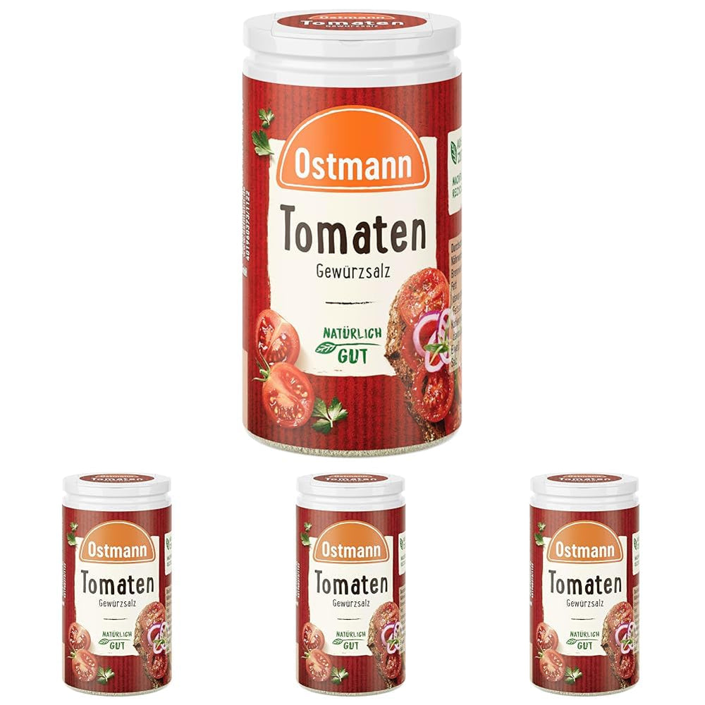 Ostmann Gewürze - Pomodoro Gewürzsalz | Perfetto per condire insalata di pomodoro e bruschette 60 g in Der Streudose