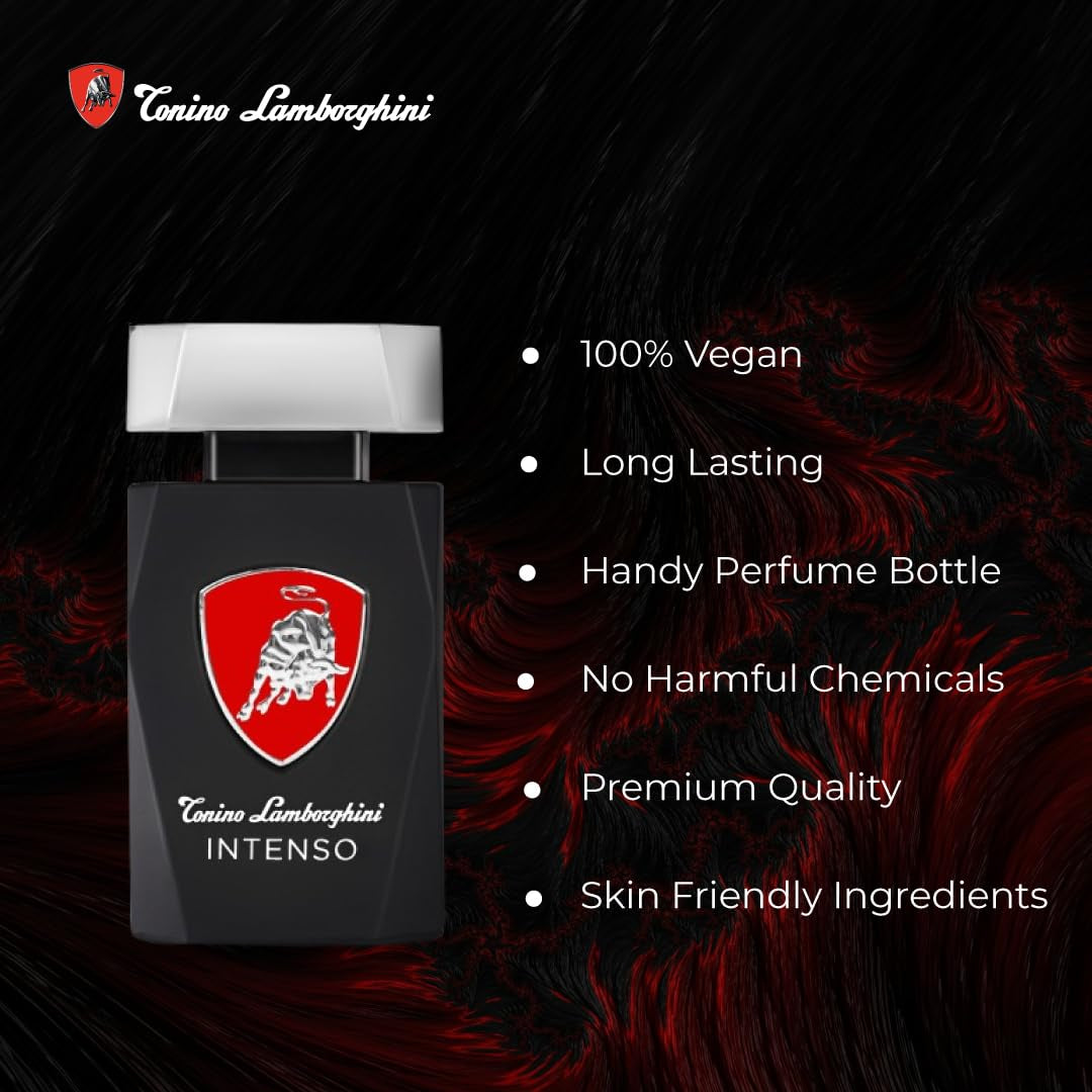 Tonino Lamborghini Intenso pentru bărbați 4.2 oz EDT Spray Produse pentru descurcarea părului Naty Shop
