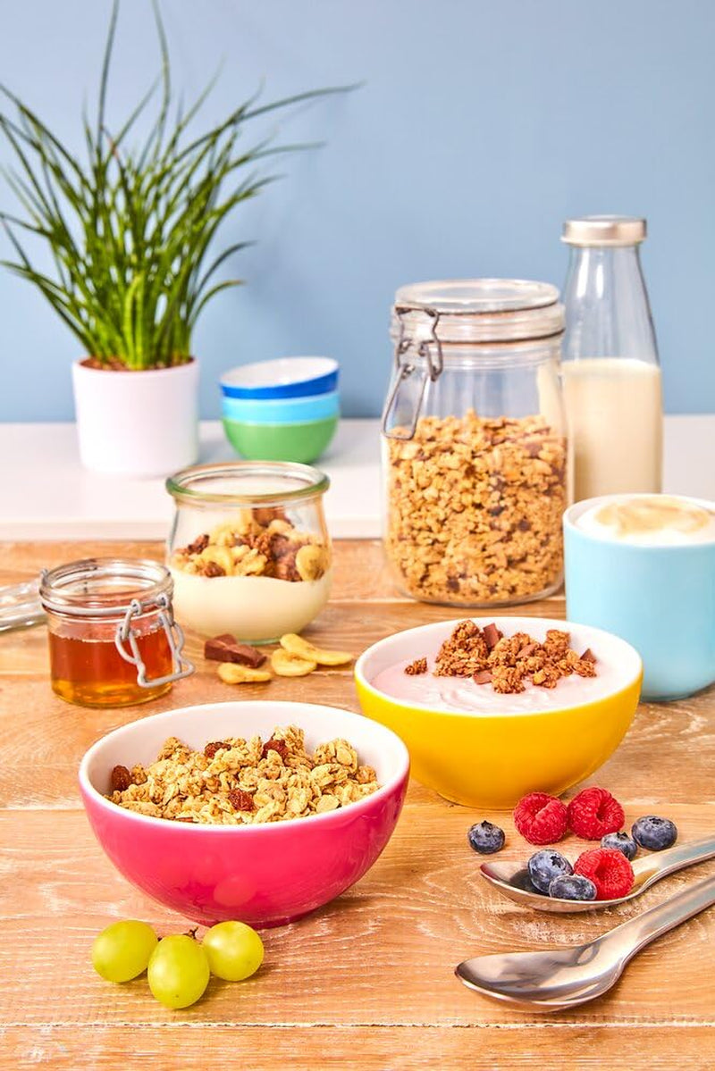 Dr. Oetker Vitalis Crunchy Flakes: muesli croccante con corn flakes e pezzetti di mandorle, confezione da 5 (5 x 600 g)