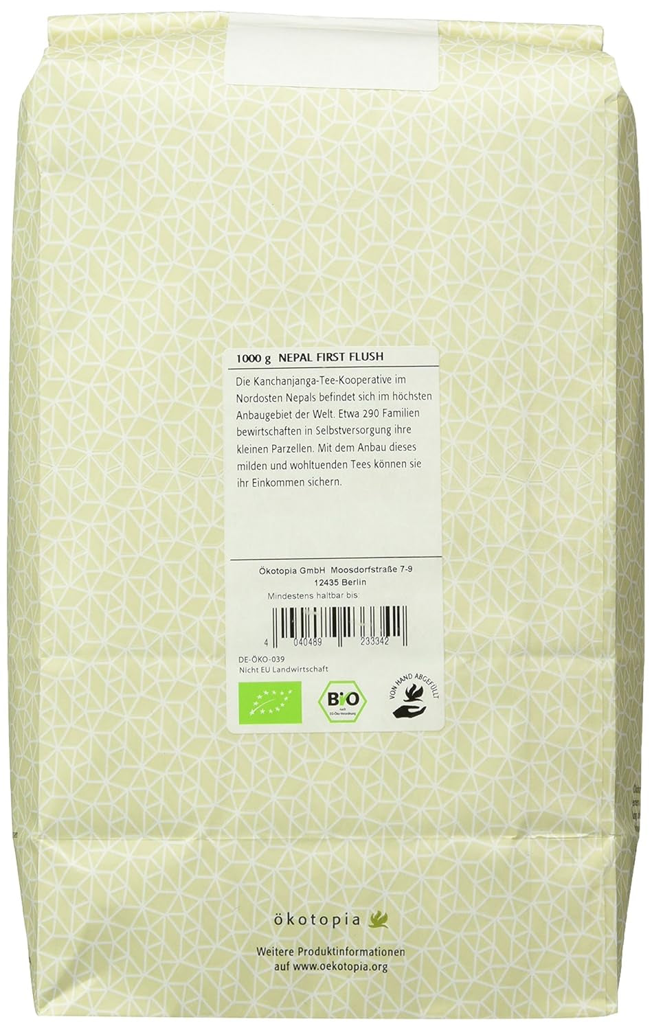 Ceai negru Nepal First Flush, pachet de 1 (1 x 1000 g)