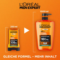 L'Oréal Men Expert XXXL Gel de duș și șampon pentru bărbați, 1 litru Naty Shop