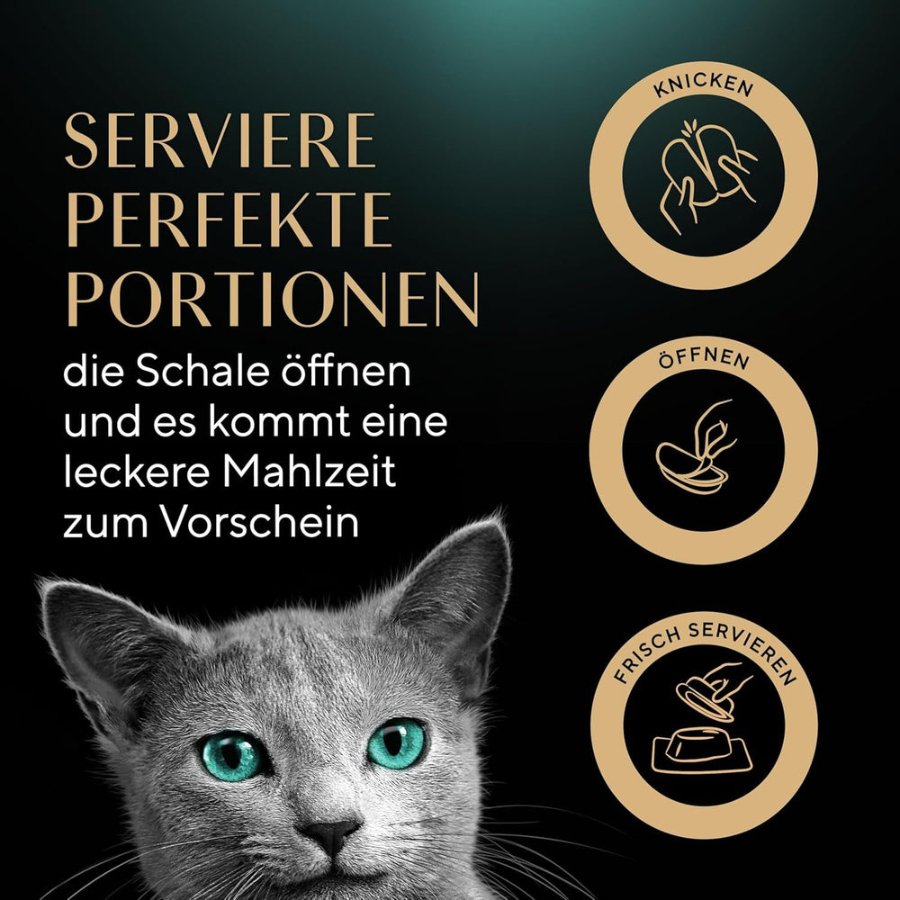 Sos SHEBA Perfect PORTIONS pentru pisici cu curcan 8 x 3 x (2 x 375g)