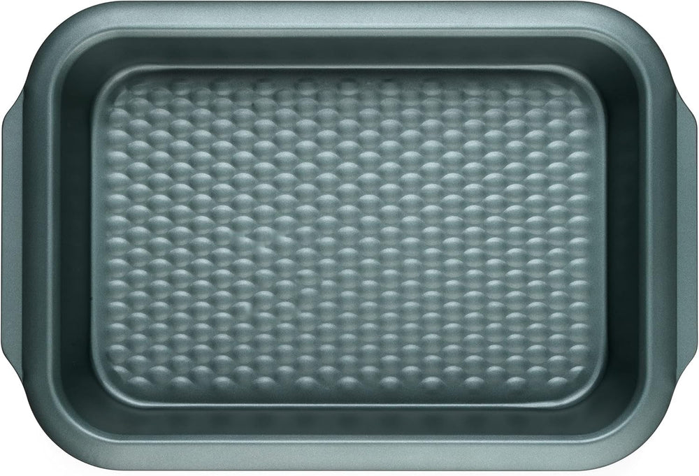 Progress BW09819G2EU7 Shimmer Kollektion, Runde Backform Aus Kohlenstoffstahl Mit Antihaftbeschichtung, Ideal Für Pies, Kuchen, Torten Und Quiches, 28 Cm, Grün Stampi e teglie da forno Naty Shop 39Cm Bräter