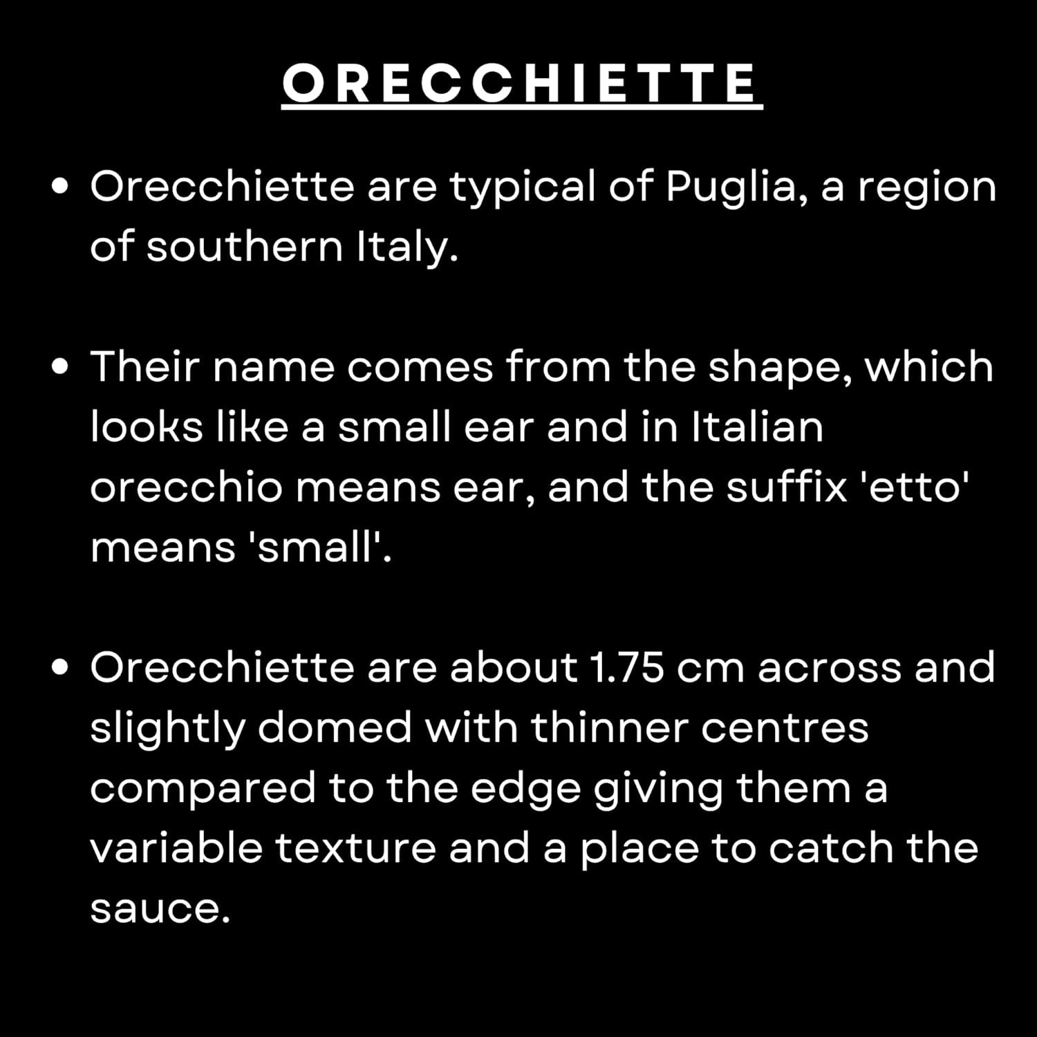 Orecchiette, 500 g