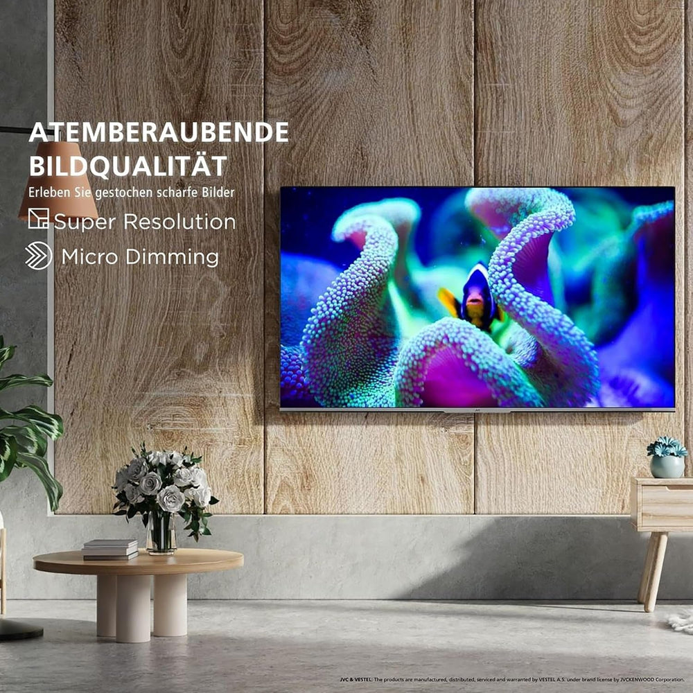 Televizor inteligent JVC de 32 de inci, cu tehnologie TiVo (Full HD, HDR, tuner triplu, 6 luni HD+ inclus) LT-32VF5355W