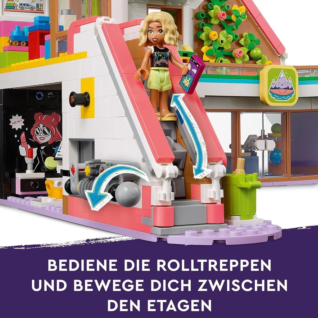 Magazin LEGO Friends Heartlake City, jucărie de casă de păpuși pentru fete și băieți, set cu figuri, promovează dezvoltarea socio-emoțională, cadou pentru copii de la 8 ani 42604 Seturi de constructie Besuche den LEGO-Store
