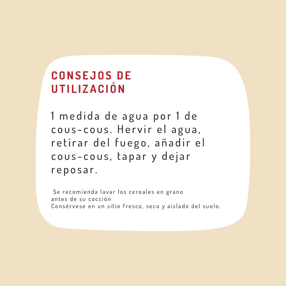 Cous cous biologico GRANERO (con alfabeto), 500 g