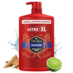 Old Spice Captain gel doccia e shampoo 3 in 1 per uomo, doccia e bagno da 1 litro Naty Shop Captain
