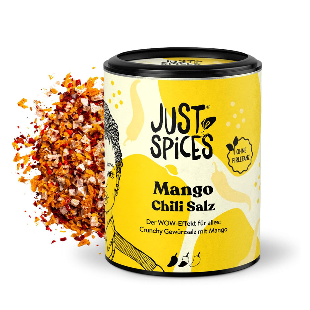 Just Spices Peperoncino Aglio Sale I Gewürzmix, der zu allen Gerichten schmeckt I Gewürzdose, 55 g