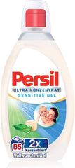 Persil Ultra Concentrate Sensitive Gel (130 lavaggi), Detersivo liquido per allergie e neonati in un flacone più piccolo per meno plastica, Rimuove le macchie difficili, Dermatologicamente testato Detersivi per bucato Naty Shop