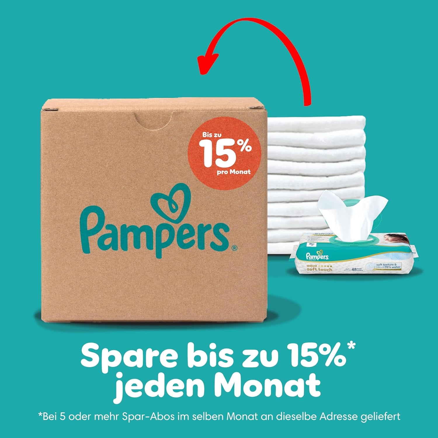 Pantaloni Pampers Baby-Dry Taglia 5, 160 Pezzi, 11kg-17kg, 360° auslaufsichere Fit per il giorno e la notte