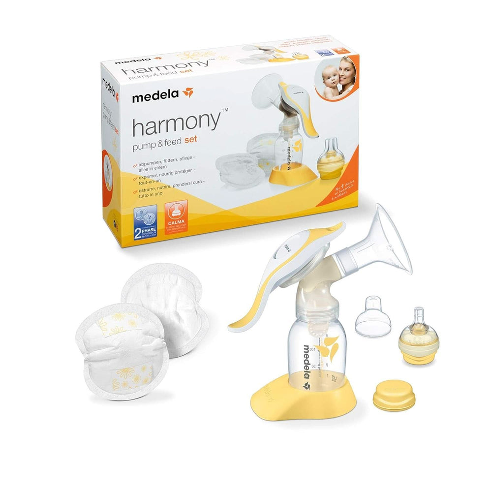 Medela Harmony Handmilchpumpe, Mit Calma-Sauger Und Stilleinlagen Accessori Alimentazione e Allattamento Bebè Naty Shop