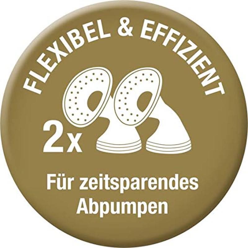 Tiralatte elettrico doppio NUK Nature Sense | Con batteria, display LCD 2X contenitori per latte materno da 150 ml Accessori Alimentazione e Allattamento Bebe Naty Shop