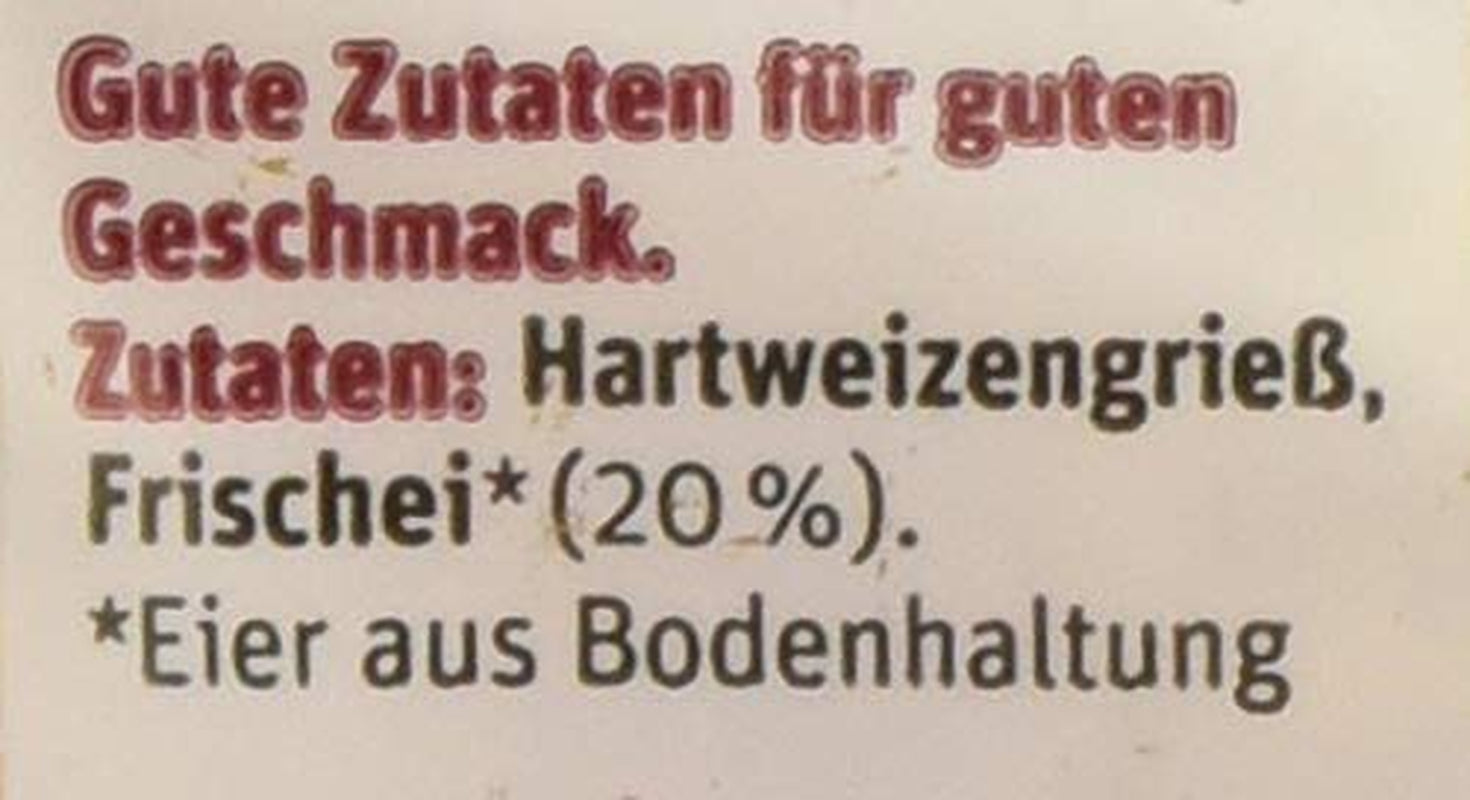 tegut... Tagliatelle all'uovo e spaghetti a forchetta, 1 x 500 g