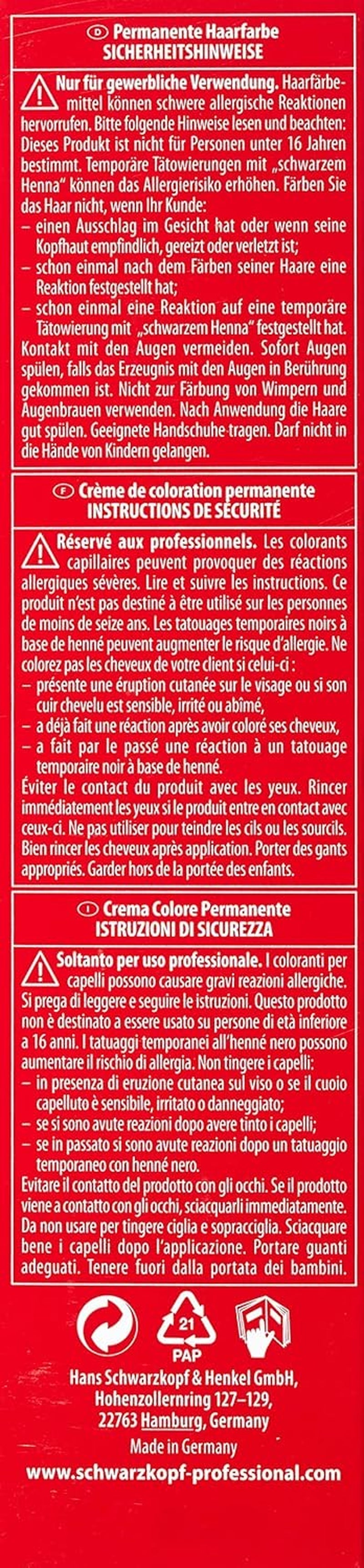 Schwarzkopf IGORA Royal Premium Hair Colour 6-68 blond închis roșu ciocolatiu, 1 pachet (1 x 60 g) Vopsea pentru par Naty Shop