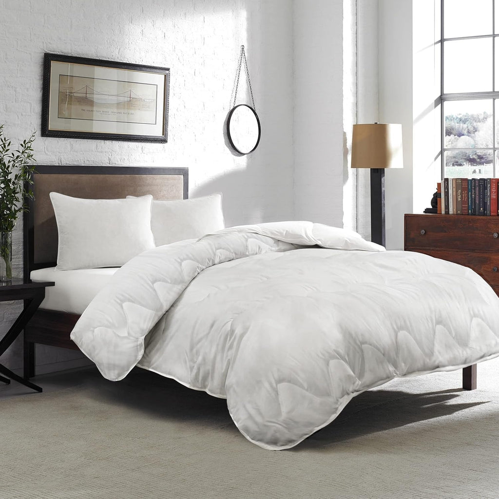 Plapumă premium 200X200Cm 4 anotimpuri, plapumă pentru toate anotimpurile 200X200 - caldă iarna și răcoroasă vara, 2 huse de plapumă combinabile 200X200 Plapumi si pilote Naty Shop