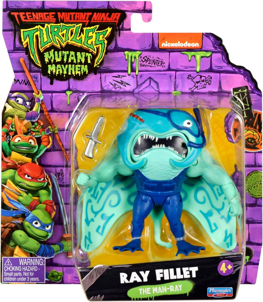 TEENAGE MUTANT NINJA Turtles - Figura de bază Ray Fillet Action figures Naty Shop Ray Fillet