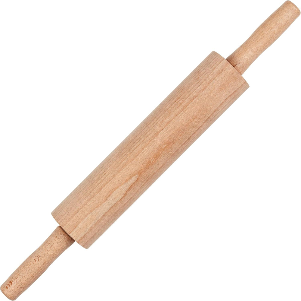 Tala Teigroller aus Buchenholz – Drehbares Nudelholz mit Griffen, glatte Oberfläche, durevole e leggero per la pulizia – Perfetto per Teig, Gebäck, Brot & Pizza – FSC-zertifiziertes Holz