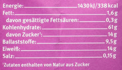 Muesli Hof al gusto di frutti di bosco, non zuccherato, 425 g