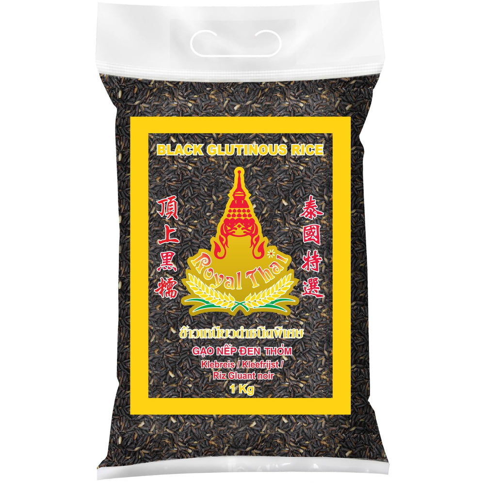 ROYAL THAI RICE - Riso colloso nero - 10 x 1 kg - Confezione multipla