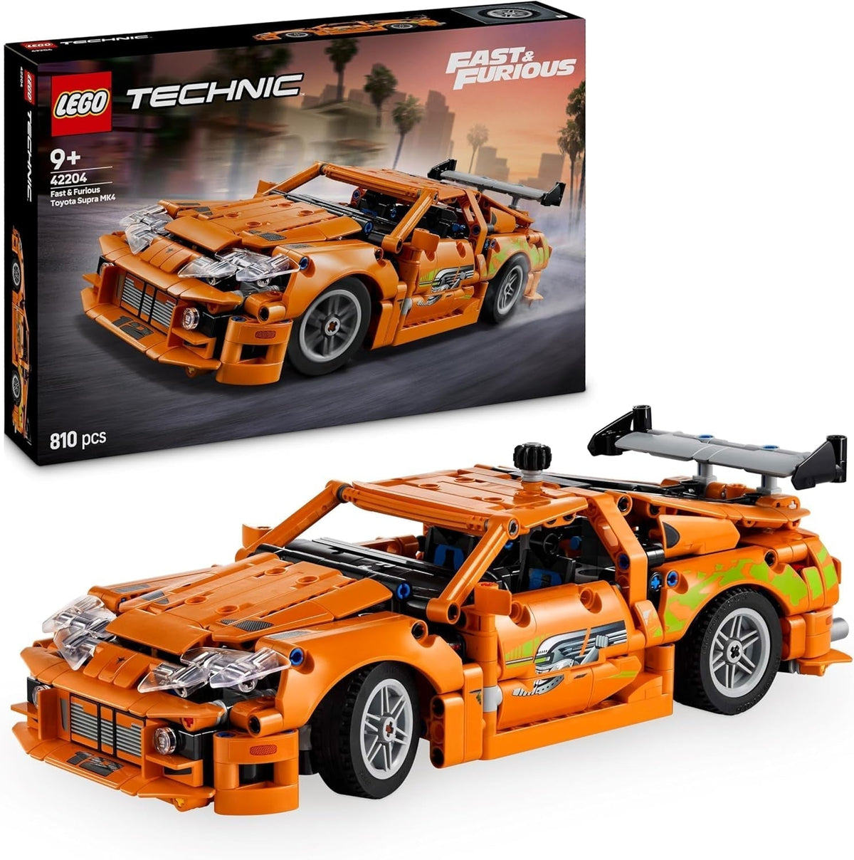 LEGO Technic Fast and Furious Toyota Supra MK4 - Macchinina - Con motore a 6 cilindri e porte apribili - Set di modelli per ragazzi e ragazze sopra i 9 anni - Idea regalo di compleanno 42204 Set di costruzione Beuche den LEGO-Store Titolo predefinito