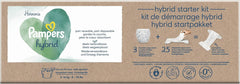 Pampers - Harmony Hybrid Starter Pack, 3 pannolini lavabili + 25 strati superiori usa e getta - 1 confezione