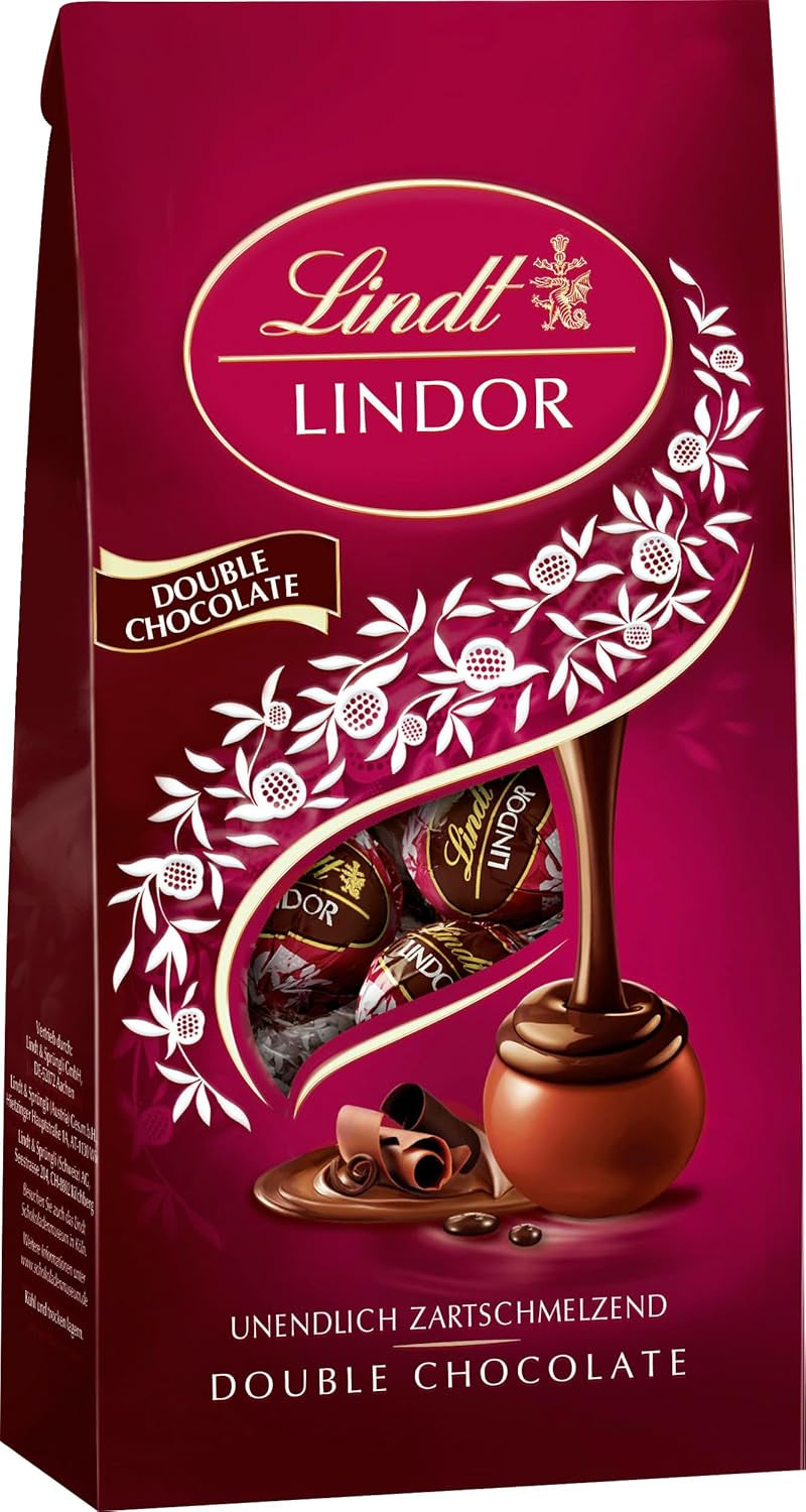 Sfere din ciocolată cu lapte, umplute, Lindt LINDOR, 137 grame Bomboane de Ciocolata Naty Shop 137 grame Ciocolata
