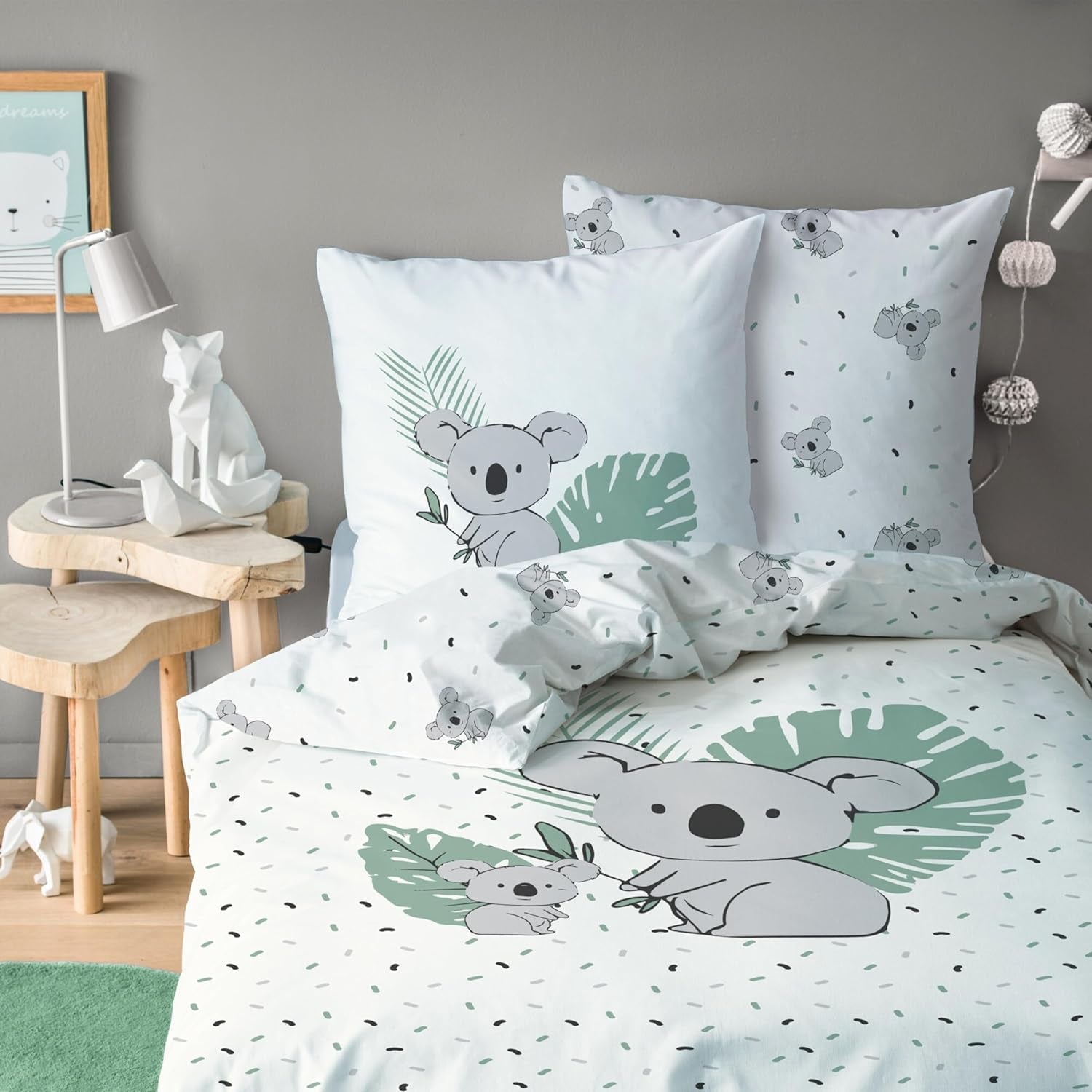 Biancheria da letto per bambini, Koala, unisex, 100% cotone Biancheria da letto - bambini Naty Shop