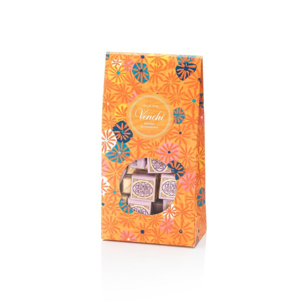 Venchi – Collezione Murrine – Confezione regalo con caramelle assortite Cremino Caramel Gold, 300g – Idea regalo – Senza glutine
