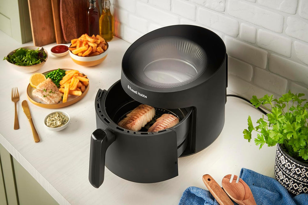 Russell Hobbs Airfryer, 5 litri, 10 programmi, finestra di visualizzazione Naty Shop Appliances
