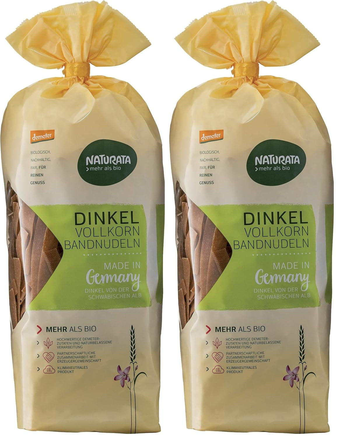 Tagliatelle a nastro, di farro intero