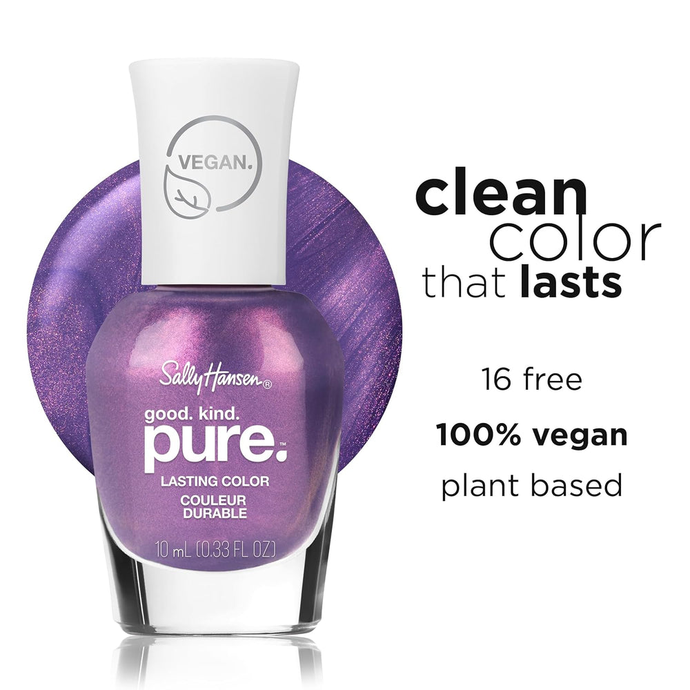 Buono, gentile, Pure Iris Dusk, formula vegana, ultra brillante, asciugatura rapida, 10 ml