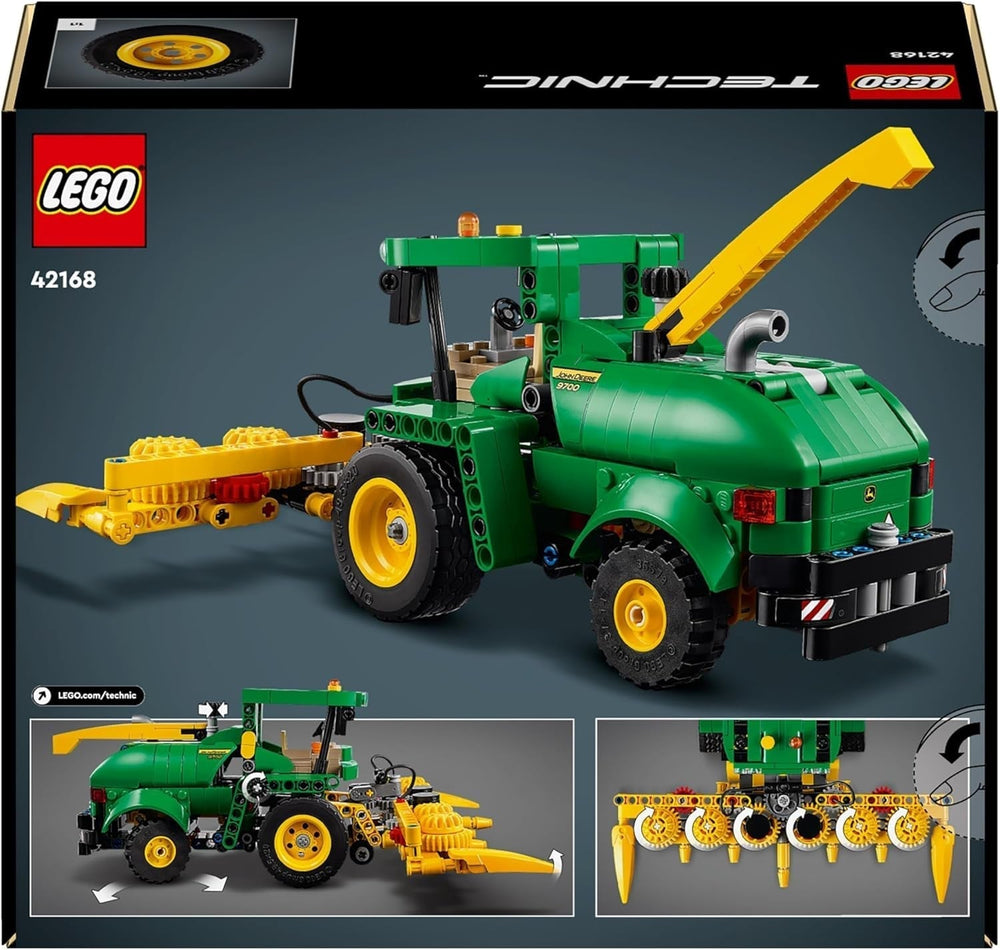 LEGO Technic John Deere 9700 Mietitrice giocattolo per bambini Trattore Fattoria Set Modello di veicolo con funzioni realistiche Regalo per ragazzi e ragazze 9 anni 42168 Set da costruzione Besuche den LEGO-Store