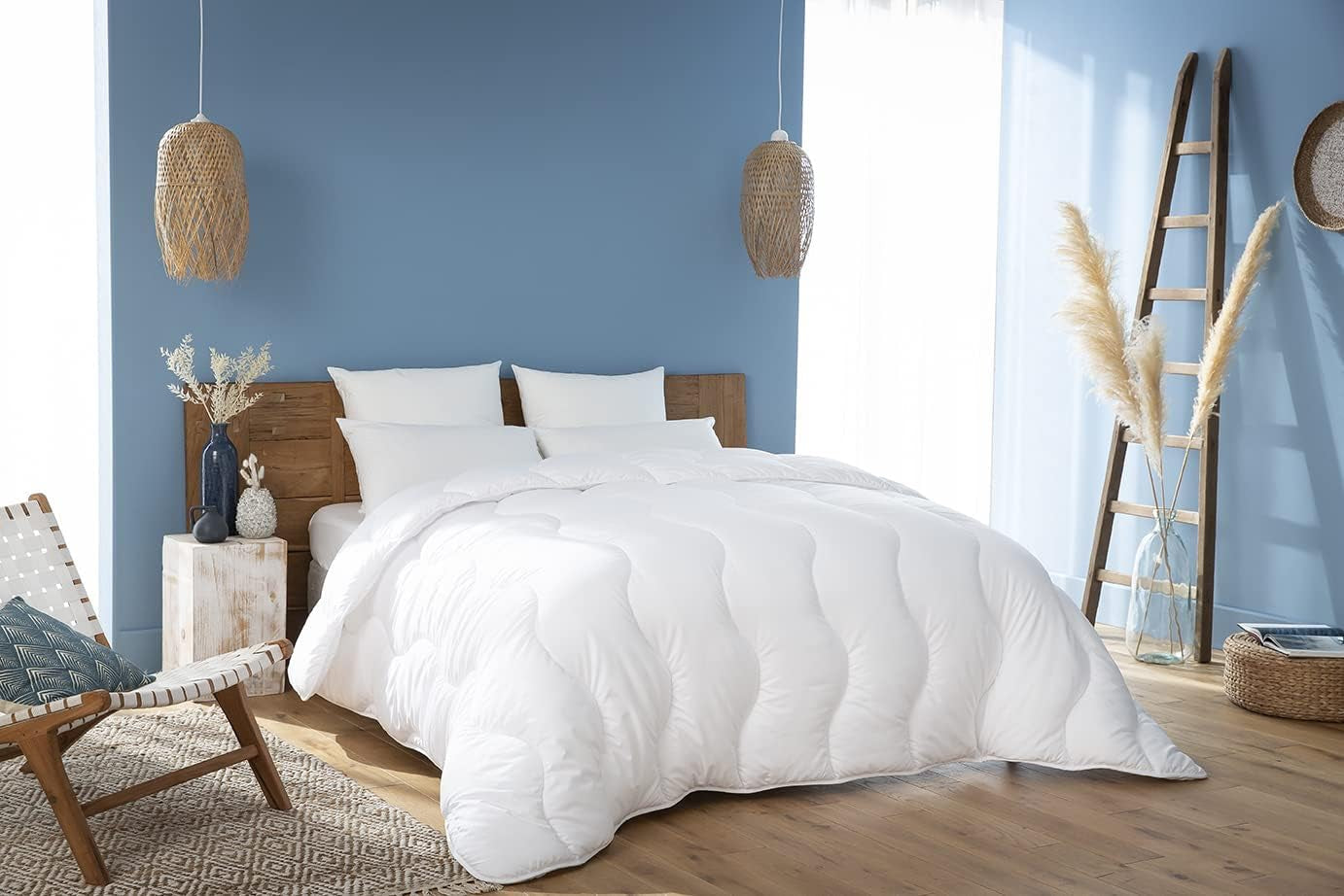 Abeil Couette Douceur Et Fraicheur Blanc Quilt Feran Ice Soft And Fresh, White, 240 X 260 Cm, Poliester, 240X260 Plapumi si pilote Naty Shop