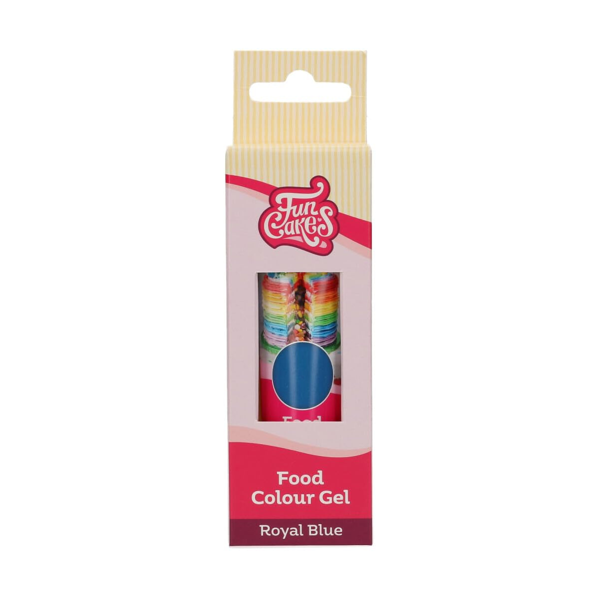 Colorant alimentar Funcakes, gel albastru regal: Colorant alimentar foarte concentrat pentru aluat, cremă, fondant și marțipan. Dozare ușoară. Picătură individuală pentru a crea culori vibrante. Halal. 30 g.