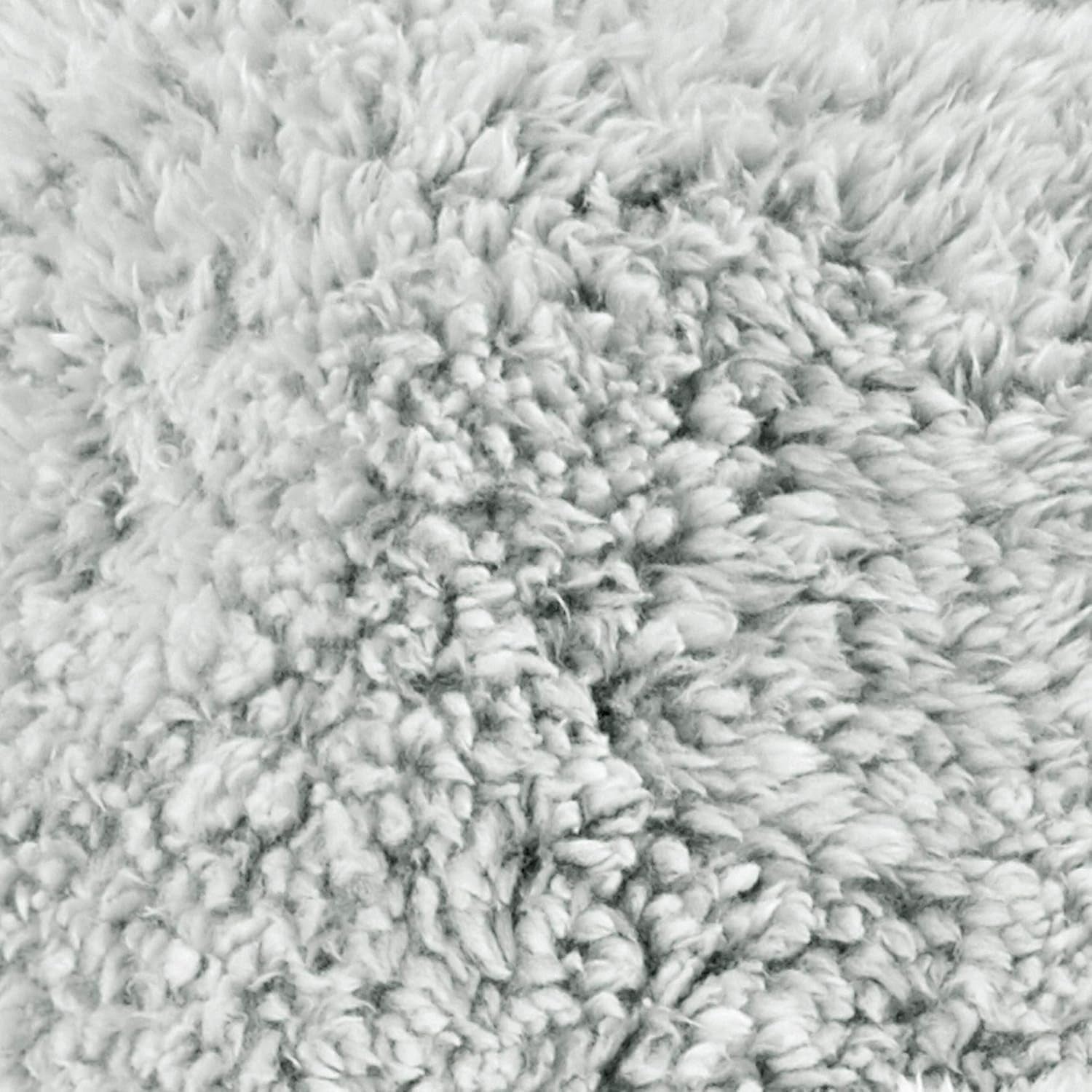 Aqua-Textil Soffice coperta coccolosa 150 X 200 cm Grigio Bianco Melange Coperta TV in peluche Copriletto Sherpa Fleece Oeko-Tex Ottawa Letti e coperte Besuche den aqua-textil-Store