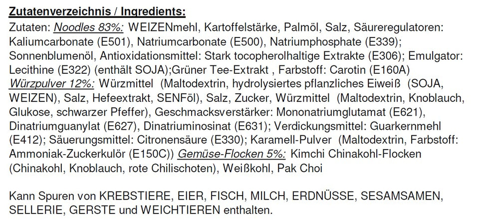 Noodles istantanei Nong Shim Kimchi Ramyun - Zuppa di ramen coreana in tazza - preparazione rapida - 1 confezione da 75g