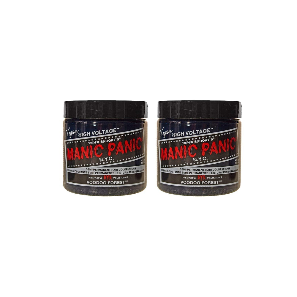 Manic Panic Electric Lizard Classic Cream, vegan, fără cruzime, vopsea de păr verde semipermanentă 118ml Vopsea pentru par Naty Shop Pădurea Voodoo 118 Ml (pachet de 2)