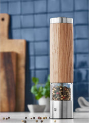 WMF Ceramill Oakwood Cromargan set, macinacaffè elettrico e set ciotole Gourmet For The Kitchen 4 pezzi Macinini e Affettatrici Naty Shop