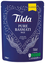 Riso Basmati al vapore Tilda, confezione da 6 (6x250g)