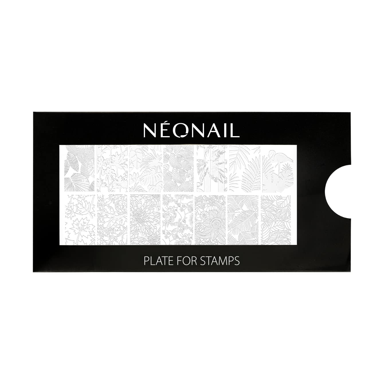 NÉONAIL Nagel Stempel Mit Schaber - Nägel Selber Machen - Nail Art Stamper - Nageldesign Für Nagel Schablone - French Nails Stempel - Silikon Nagelstempel